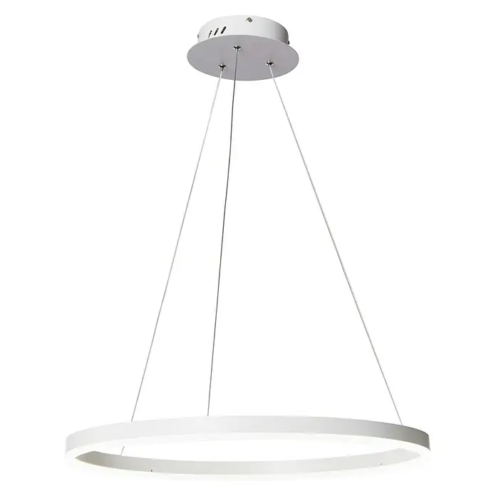 Direct Signs LED-Pendelleuchte Noble - Durchmesser: 800 mm, Weiß - Moderne LED-Hängeleuchte mit einem kreisförmigen Design und einer hellen, weißen Beleuchtung. Die Leuchte ist ideal für stilvolle Innenräume.