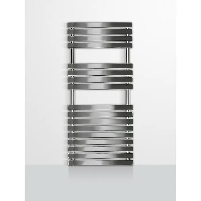 Cicsa Radiador toallero eléctrico Pukita - An x Al: 50 x 78,8 cm, Plateado, Toallero - Elegante diseño de radiador toallero para baños modernos. El radiador de acero inoxidable pulido proporciona calor y estilo.