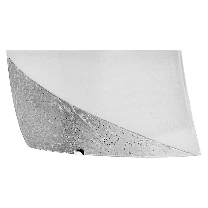 Aplique de pared LED Cristal - 12 W, L x An x Al: 8 x 25 x 25 cm, Plateado, Blanco neutro - Esta imagen muestra una porción de queso Roquefort maduro, conocido por su distintivo veteado y sabor intenso.