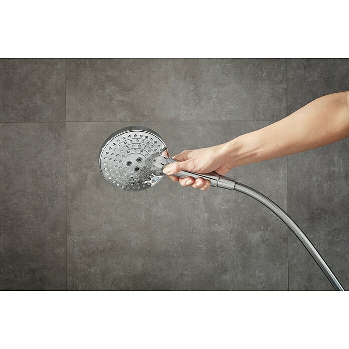 Hansgrohe Handbrause Raindance Select S120Durchmesser: 12,5 cm, Anzahl Funktionen: 3 Stk., Select-Taste, Chrom Use Shot