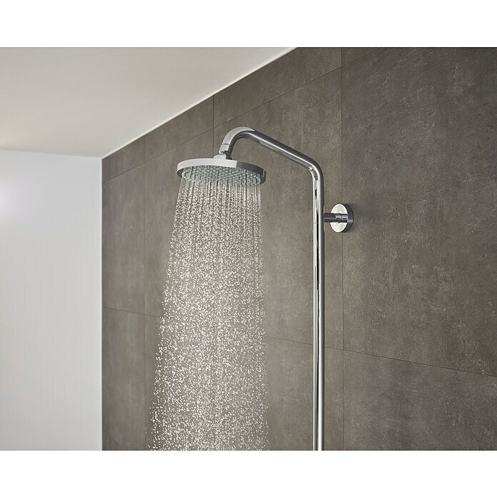 Hansgrohe Duschsystem Croma Showerpipe 160Mit Thermostatarmatur, Lochabstand: 93,2 cm, Anzahl Strahlarten: 4 Stk., Chrom, Höhe: 110,1 cm Use Shot