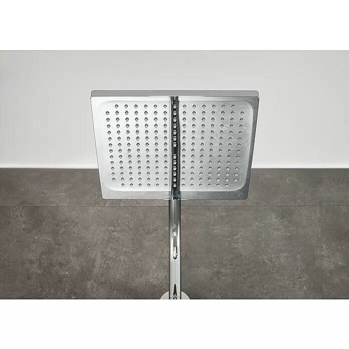 Hansgrohe Crometta Duschsystem E 240 - Mit Thermostatarmatur, Lochabstand: 103,4 cm, Anzahl Strahlarten: 2 Stk., Chrom - Detailaufnahme
