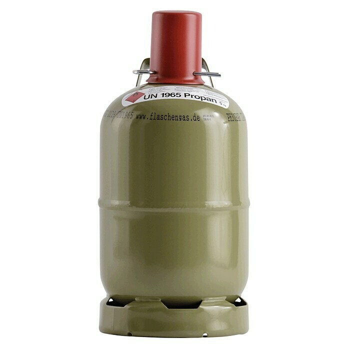 Tyczka Energy Propangas-Flasche Eigentumsflasche ohne Füllung*Fassungsvermögen: 5 kg Front View