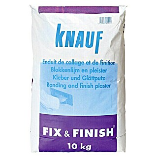 Knauf Afwerkpleister Fix & Finish gipsmortel 10 kg (10 kg)