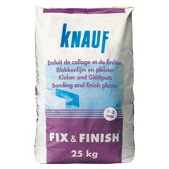 Knauf Afwerkpleister Fix And Finish Gipsmortel 25 Kg 25 Kg Bauhaus 6602