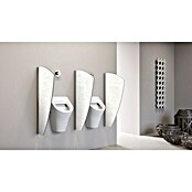 GEO Urinal-Trennwand Segel (50 x 90 cm, Aluminium-Verbundplatte mit Polyethylen-Kern, Dekor: Marmor)