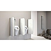 GEO Urinal-Trennwand Radius 100 (50 x 90 cm, Aluminium-Verbundplatte mit Polyethylen-Kern, Dekor: Marmor)