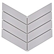 Mozaik pločica Chevron Uni CHEV 01  (31,8 x 22,4 cm, Bijele boje, Mat) | BAUHAUS