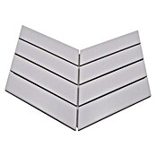 Mozaik pločica Chevron Uni CHEV 01  (31,8 x 22,4 cm, Bijele boje, Mat) | BAUHAUS
