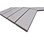 Mozaik pločica Chevron Uni CHEV 01  (31,8 x 22,4 cm, Bijele boje, Mat) | BAUHAUS