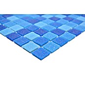 Mozaik pločica Quadrat Crystal Mix GM A 335P  (32,7 x 30,5 cm, Mješovito plavo, Sjaj) | BAUHAUS