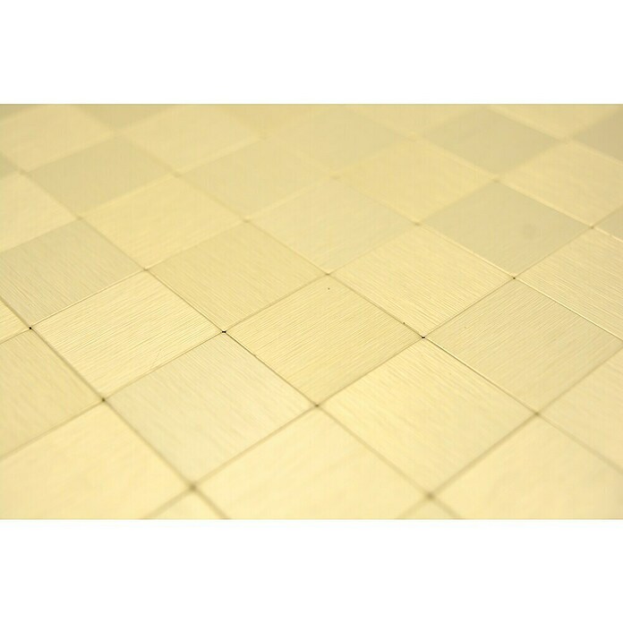Zelfklevend mozaïek SAM 4GO25 (30,5 x 30,5 cm, Goud, Glanzend) | BAUHAUS