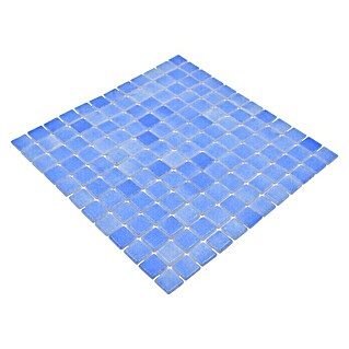 Mosaikfliese Eco Niebla VP110PAT (31,6 x 31,6 cm, Mix Hellblau, Matt)