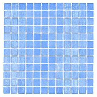 Mozaik pločica Eco Niebla VP110PUR (31,6 x 31,6 cm, mješavina svijetloplava, Sjaj)