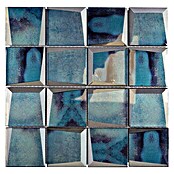 Mosaikfliese Quadrat Crystal XBH B10 (30 x 30 cm, Blau, Glänzend) | BAUHAUS