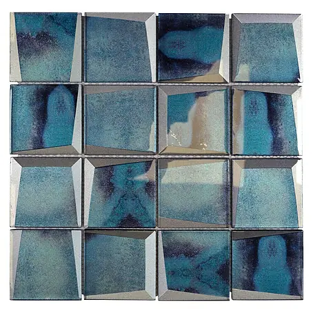 Mosaikfliese Quadrat Crystal XBH B10