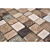 Mosaikfliese Crystal Mix XNM DF2 (29,8 x 30,4 cm, Beige/Braun, Glänzend) | BAUHAUS