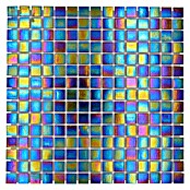 Mosaikfliese Quadrat Crystal GM IR 268 (30,5 x 30,5 cm, Iridiumschwarz, Glänzend) | BAUHAUS