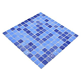 Mosaikfliese Eco Niebla VP1158PUR (31,6 x 31,6 cm, Mix Blau, Glänzend)
