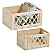 Zeller Present Aufbewahrungsbox Boho L (L x B x H: 350 x 250 x 180 mm, Holz, Natur) | BAUHAUS
