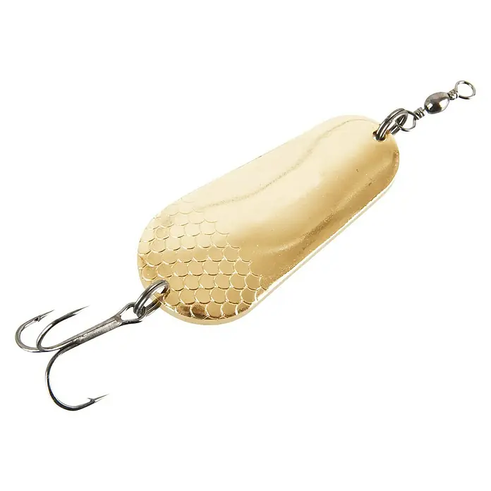 Westline Blinker The SpoonGold, 20 g - Goldener Angelköder mit Drilling, ideal zum Angeln auf Raubfische.