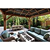 Westmann Pavillon Devon 12 x 12 (L x B x H: 366 x 366 x 320 cm, Natur, Holz) | BAUHAUS