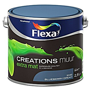 Flexa Creations Muurverf Extra Mat Blueberry Dream (Blueberry Dream, 2,5 l, Mat)
