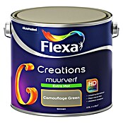 Flexa Creations Muurverf Extra Mat Camouflage Green (Camouflage Green, Mat, 2,5 l) | BAUHAUS