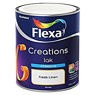 Flexa Creations Witte lak Zijdeglans Fresh Linen (Wit, 750 ml, Zijdeglans)