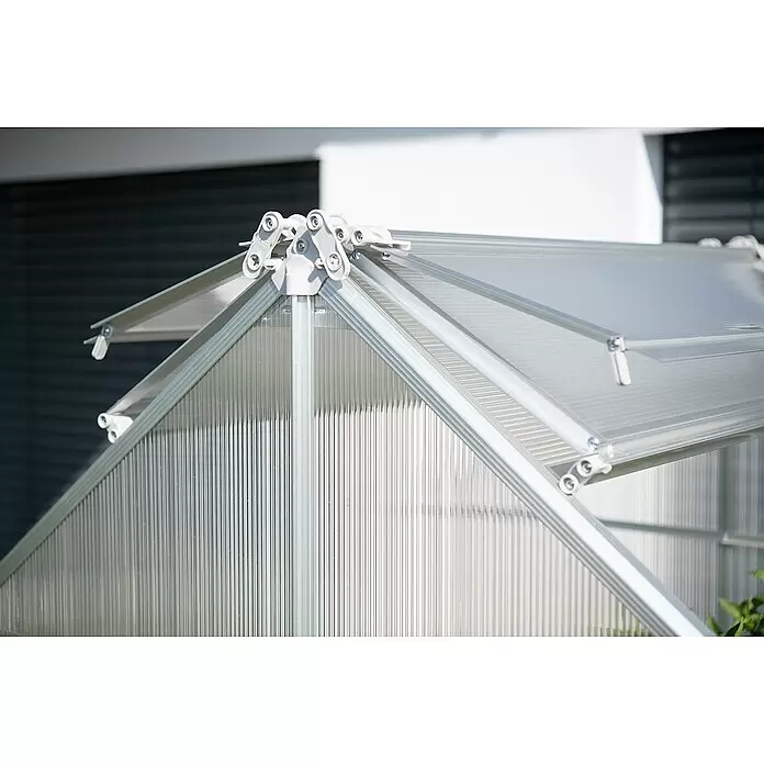 Westmann Hochbeet Store & Grow - 120 x 120 x 169 cm, Stahl, Anthrazit - Detailaufnahme