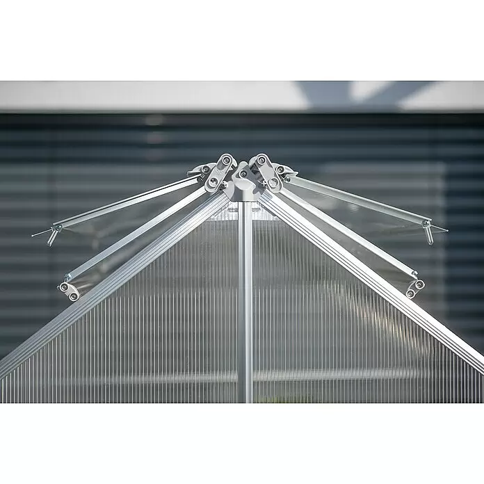 Westmann Hochbeet Store & Grow - 120 x 120 x 169 cm, Stahl, Anthrazit - Detailaufnahme
