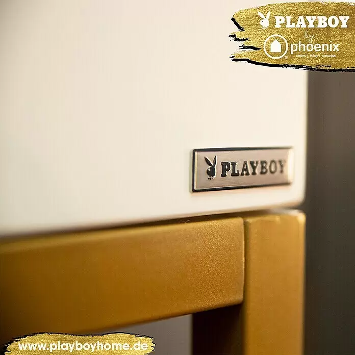 Phönix Playboy Mehrzweckschrank Brandi - L x B x H: 45 x 100 x 170 cm, Weiß - Detailaufnahme