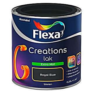 Flexa Creations Lak Extra Mat Royal Blue (Blauw, 250 ml, Mat)