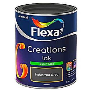Flexa Creations Lak Extra Mat Industrial Grey (Industrial Grey, 750 ml, Mat)