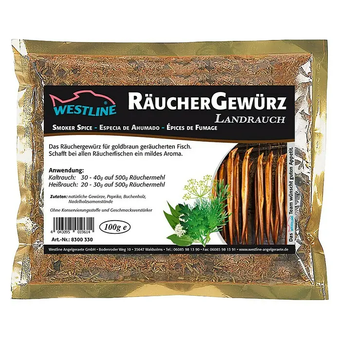 Westline Räuchergewürz Landrauch - 100 g, Passend für: 5 kg Räuchermehl - Produktabbildung: Westline Räuchergewürz Landrauch.