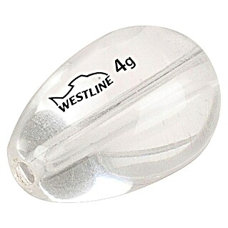 Westline Glasblei T-Drop Ghost (4 g, 6 Stk.)