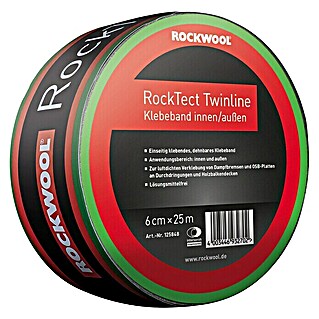Rockwool Tape RockTect Twinline (l x b: 25 m x 60 mm)