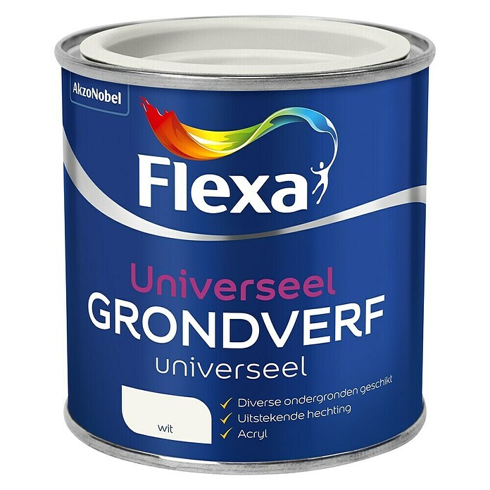 Flexa Grondverf Universeel Wit (Wit, 250 ml) | BAUHAUS