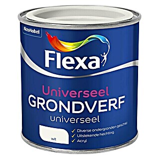 Flexa Grondverf Universeel Wit (Wit, 250 ml)