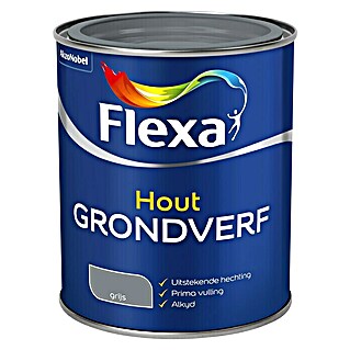 Flexa Grondverf voor hout (Grijs, 750 ml)