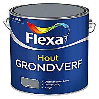 Flexa Grondverf voor hout (Grijs, 2,5 l)