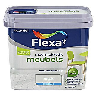 Flexa Mooi Makkelijk Kleurlak Meubels Mooi IJswit (Mooi ijswit, 750 ml)