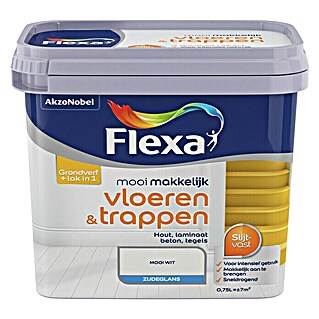 Flexa Mooi Makkelijk Kleurlak Vloeren & Trappen Mooi Wit (Mooi wit, 750 ml)