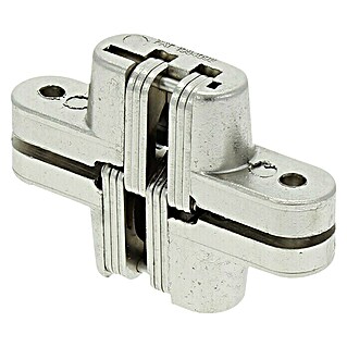 Starx Scharnier inboor, onzichtbaar, vernikkeld 16 x 70 mm (Nikkel)