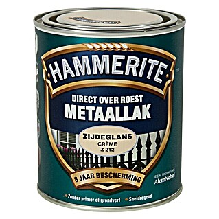 Hammerite Metaallak Structuur Zijdeglans Creme (Crème, 750 ml, Zijdeglans)