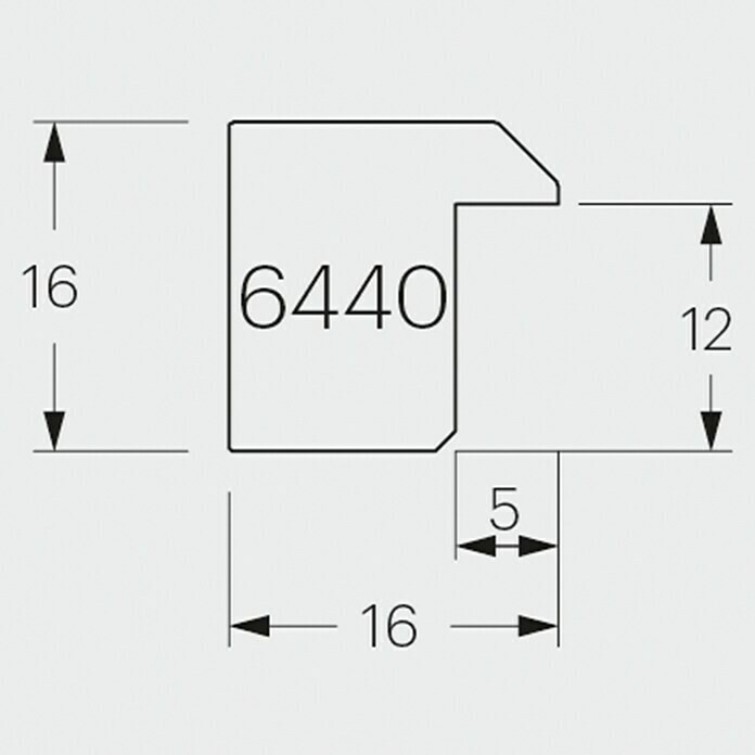 Bilderrahmen 6440 (Grün, 13 x 18 cm, Holz)