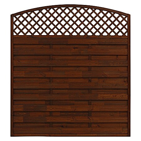 Andrewex Sichtschutzelement Bordeaux (180 x 180/195 cm, Braun)