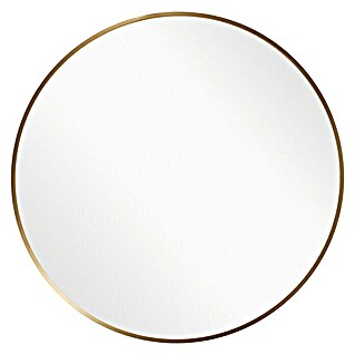 Spiegel rund Levi (Durchmesser: 80 cm, Gold)
