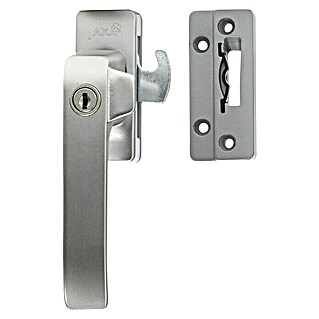 Axa Raambeveiliging met nok/cilinderslot, rechts, type 3332 (Raambeslag, Grijs)