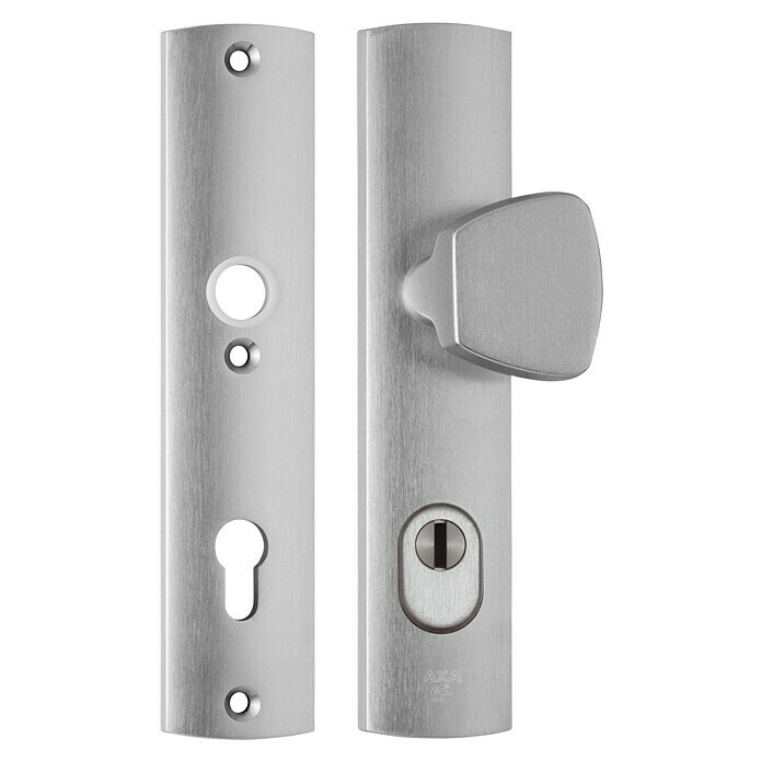 Axa Deurbeslag duwer-kruk, kortschild, PC55, type 6675-51 (Beveiligings-deurbeslagset, | BAUHAUS